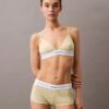 Bawełniano-modalowa, elastyczna, prążkowana, Unlined bralette w kształcie trójkąta Bawełniano-modalowa, elastyczna, prążkowana, Unlined bralette w kształcie trójkąta