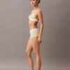Bawełniano-modalowa, elastyczna, prążkowana, Unlined bralette w kształcie trójkąta Bawełniano-modalowa, elastyczna, prążkowana, Unlined bralette w kształcie trójkąta