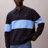 Bawełniany sweter polo o luźnym kroju Bawełniany sweter polo o luźnym kroju