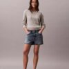 Bawełniany sweter z dzianiny warkoczowej Bawełniany sweter z dzianiny warkoczowej