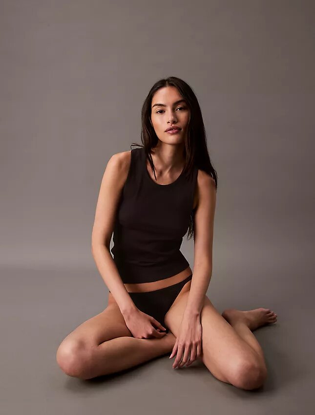 Bawełniany top z elastycznym ściągaczem Cotton Stretch Bawełniany top z elastycznym ściągaczem Cotton Stretch