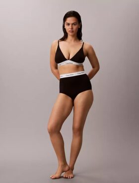Bielizna modelująca z bawełny i Modal, fason typu boyleg, slip
