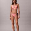 Bikini z graficznym monogramem i wiązaniem z boku
