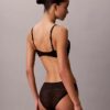 Bikini z niskim stanem z koronką i logo Icon, 3 sztuki w opakowaniu