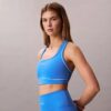 Biustonosz sportowy Icon Sport z lamówką, przeznaczony do ćwiczeń o niskiej intensywności