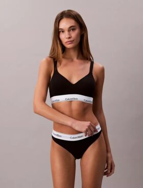 Biustonosz typu Bralette Icon z bawełny i Modal