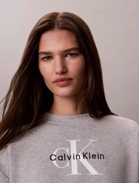 Bluza Monologo z francuskiej dzianiny frotte o luźnym kroju