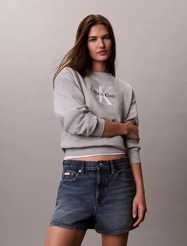 Bluza Monologo z francuskiej dzianiny frotte o luźnym kroju Bluza Monologo z francuskiej dzianiny frotte o luźnym kroju