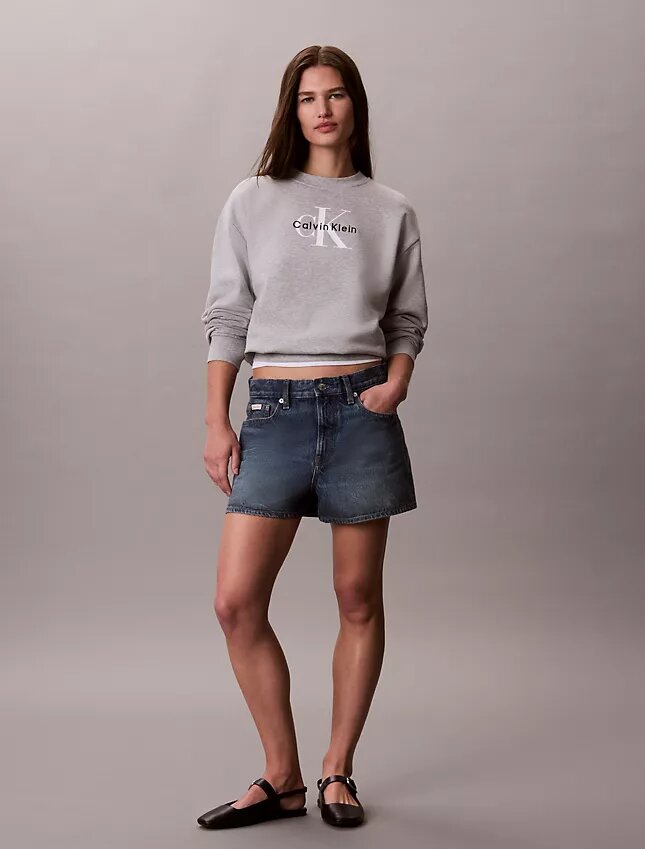 Bluza Monologo z francuskiej dzianiny frotte o luźnym kroju Bluza Monologo z francuskiej dzianiny frotte o luźnym kroju