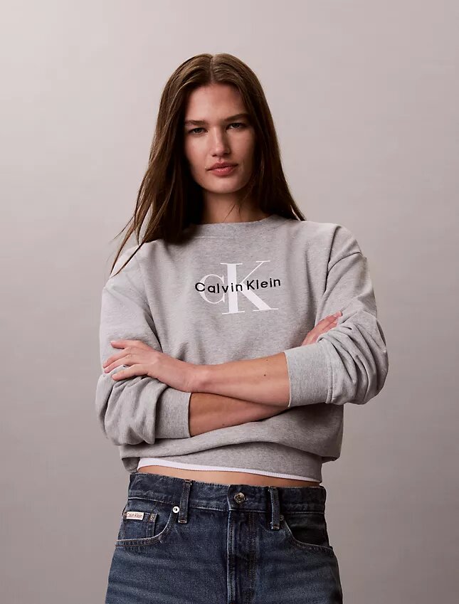 Bluza Monologo z francuskiej dzianiny frotte o luźnym kroju Bluza Monologo z francuskiej dzianiny frotte o luźnym kroju