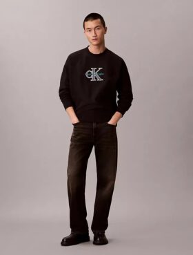 Bluza Premium Terry Monologo o luźnym kroju
