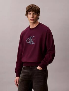 Bluza Premium Terry Monologo o luźnym kroju