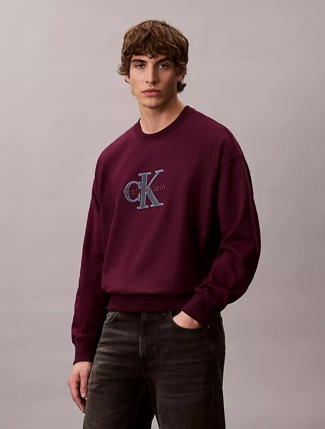 Bluza Premium Terry Monologo o luźnym kroju Bluza Premium Terry Monologo o luźnym kroju