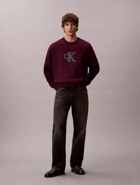 Bluza Premium Terry Monologo o luźnym kroju