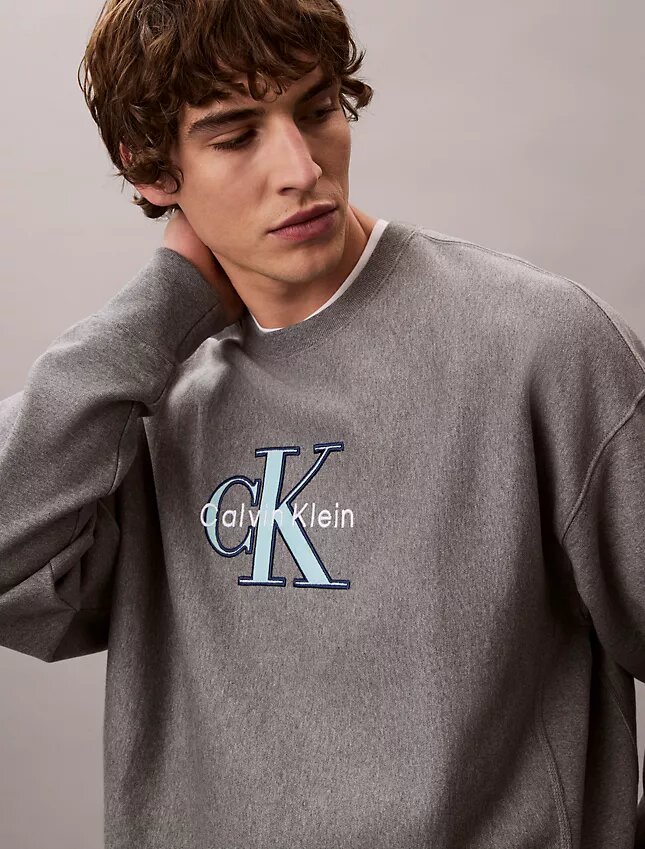 Bluza Premium Terry Monologo o luźnym kroju Bluza Premium Terry Monologo o luźnym kroju