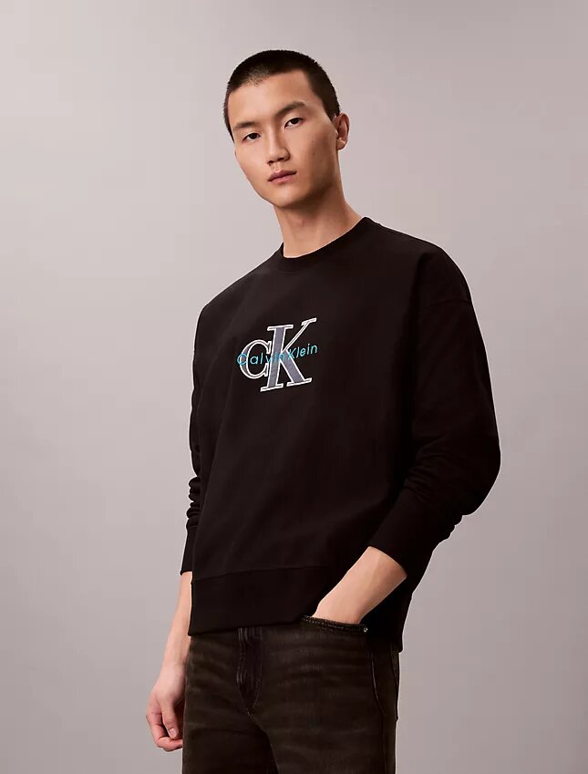 Bluza Premium Terry Monologo o luźnym kroju Bluza Premium Terry Monologo o luźnym kroju