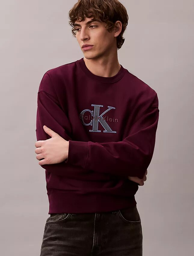Bluza Premium Terry Monologo o luźnym kroju Bluza Premium Terry Monologo o luźnym kroju