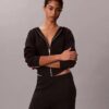 Bluza z kapturem z dzianiny o luźnym kroju Bluza z kapturem z dzianiny o luźnym kroju
