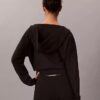 Bluza z kapturem z dzianiny o luźnym kroju Bluza z kapturem z dzianiny o luźnym kroju