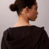 Bluza z kapturem z dzianiny o luźnym kroju Bluza z kapturem z dzianiny o luźnym kroju