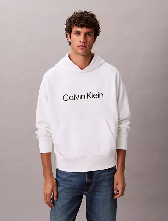 Bluza z kapturem z frotte ze standardowym logo Bluza z kapturem z frotte ze standardowym logo