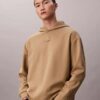 Bluza z kapturem z mieszanki wełny z logo Bluza z kapturem z mieszanki wełny z logo