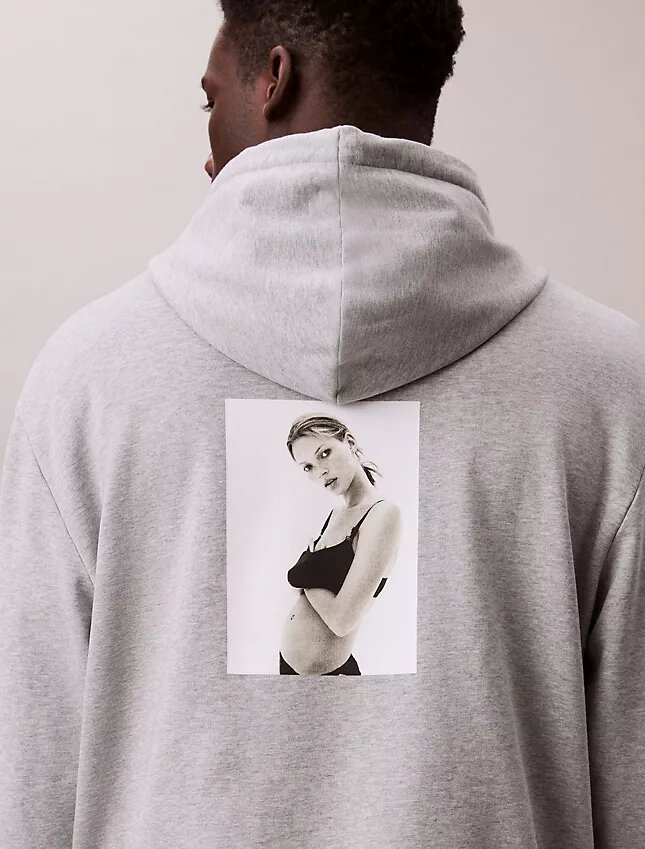 Bluza z kapturem z nadrukiem Kate Moss Bluza z kapturem z nadrukiem Kate Moss