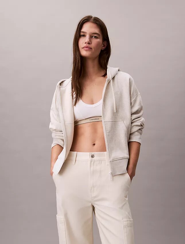 Bluza z kapturem z polaru z Monogramem Bluza z kapturem z polaru z Monogramem