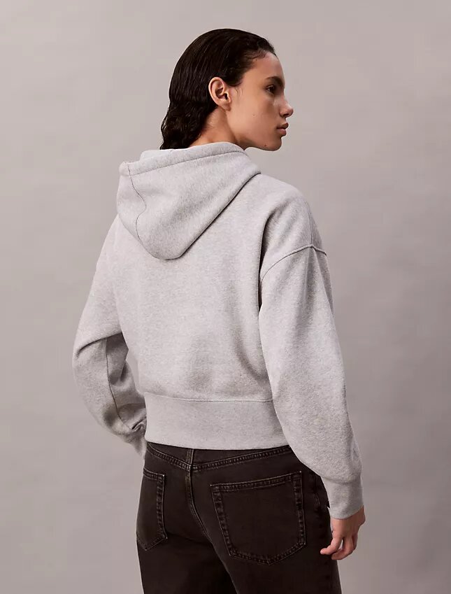 Bluza z kapturem z polaru z Monogramem z cekinów Bluza z kapturem z polaru z Monogramem z cekinów