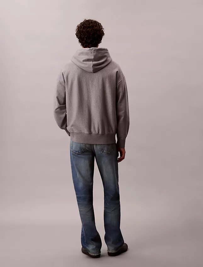 Bluza z kapturem z wysokiej jakości frotte o luźnym kroju Bluza z kapturem z wysokiej jakości frotte o luźnym kroju