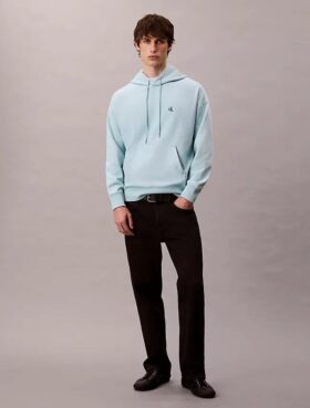 Bluza z kapturem z wysokiej jakości frotte o luźnym kroju z Monogramem