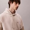 Bluza z kapturem z wysokiej jakości frotte o luźnym kroju z Monogramem Bluza z kapturem z wysokiej jakości frotte o luźnym kroju z Monogramem