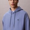 Bluza z kapturem z wysokiej jakości frotte o luźnym kroju z Monogramem Bluza z kapturem z wysokiej jakości frotte o luźnym kroju z Monogramem
