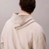 Bluza z kapturem z wysokiej jakości frotte o luźnym kroju z Monogramem Bluza z kapturem z wysokiej jakości frotte o luźnym kroju z Monogramem
