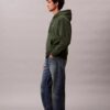 Bluza z kapturem z wysokiej jakości frotte o luźnym kroju z Monogramem Bluza z kapturem z wysokiej jakości frotte o luźnym kroju z Monogramem