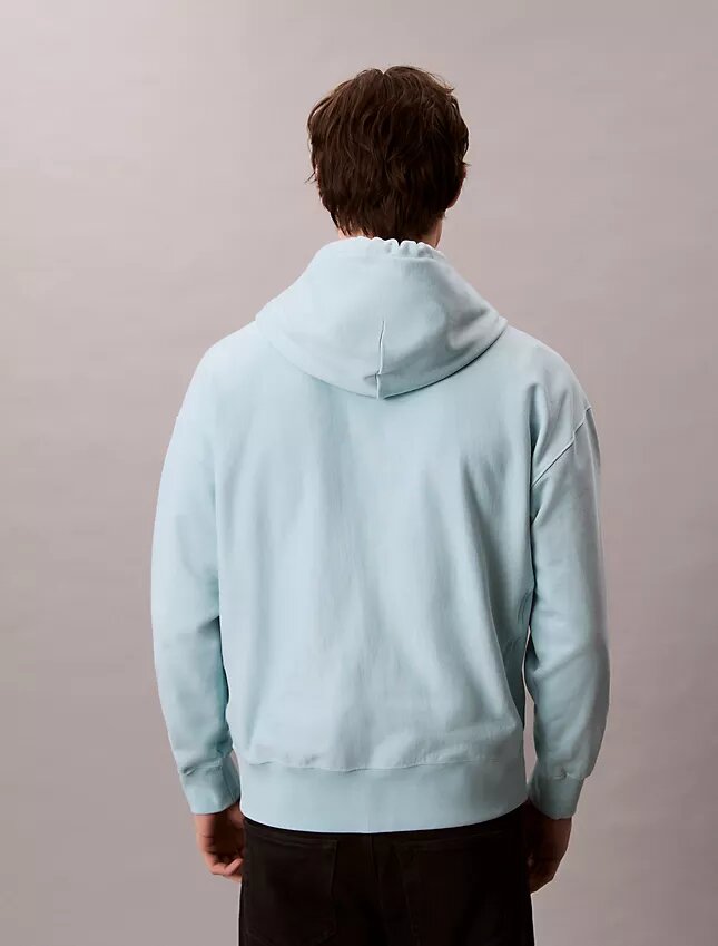 Bluza z kapturem z wysokiej jakości frotte o luźnym kroju z Monogramem Bluza z kapturem z wysokiej jakości frotte o luźnym kroju z Monogramem