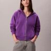 Bluza z kapturem z zamkiem błyskawicznym i logo Archive Bluza z kapturem z zamkiem błyskawicznym i logo Archive