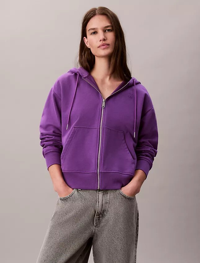 Bluza z kapturem z zamkiem błyskawicznym i logo Archive Bluza z kapturem z zamkiem błyskawicznym i logo Archive