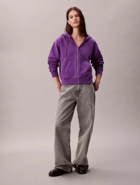Bluza z kapturem z zamkiem błyskawicznym i logo Archive