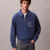 Bluza z logo Monogram i zamkiem 1/4 Bluza z logo Monogram i zamkiem 1/4