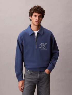 Bluza z logo Monogram i zamkiem 1/4