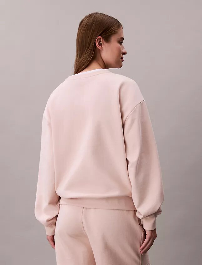 Bluza z luźnym krojem z dzianiny frotte Monologo Bluza z luźnym krojem z dzianiny frotte Monologo