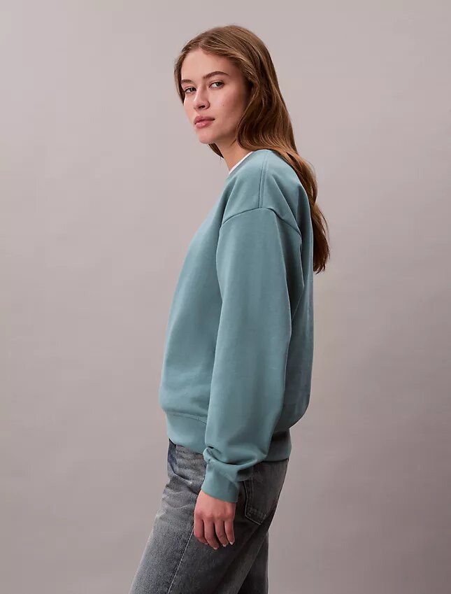 Bluza z luźnym krojem z dzianiny frotte Monologo Bluza z luźnym krojem z dzianiny frotte Monologo