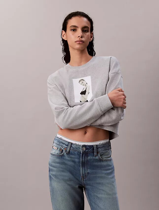 Bluza z nadrukiem Kate Moss Terry Bluza z nadrukiem Kate Moss Terry