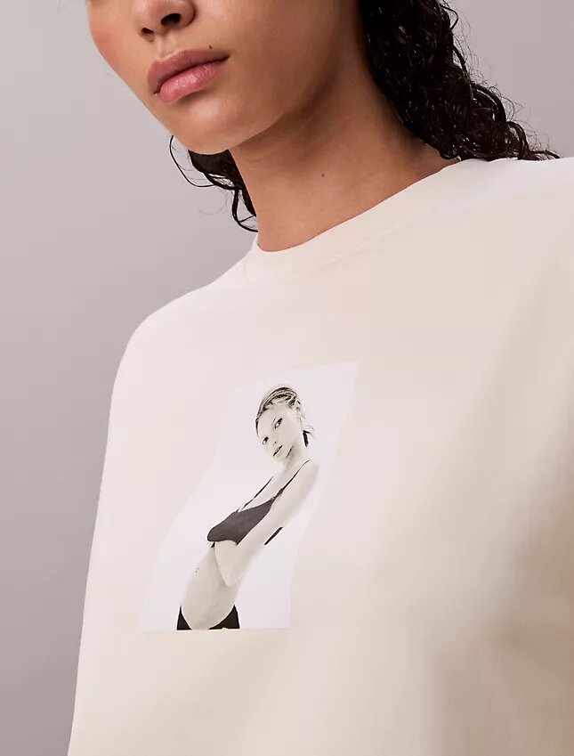 Bluza z nadrukiem Kate Moss Terry Bluza z nadrukiem Kate Moss Terry