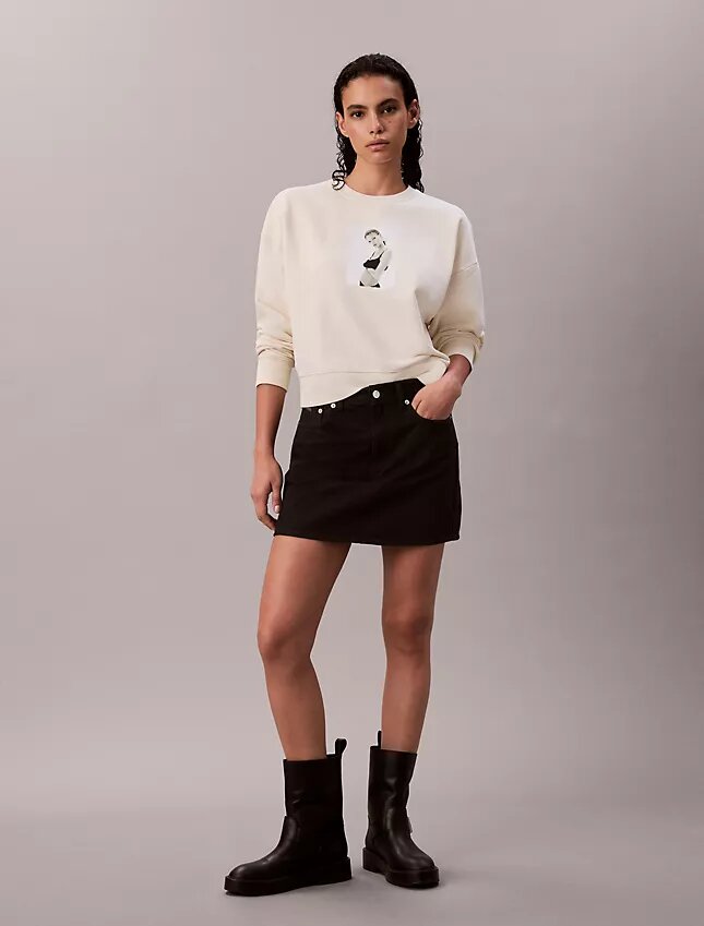 Bluza z nadrukiem Kate Moss Terry Bluza z nadrukiem Kate Moss Terry