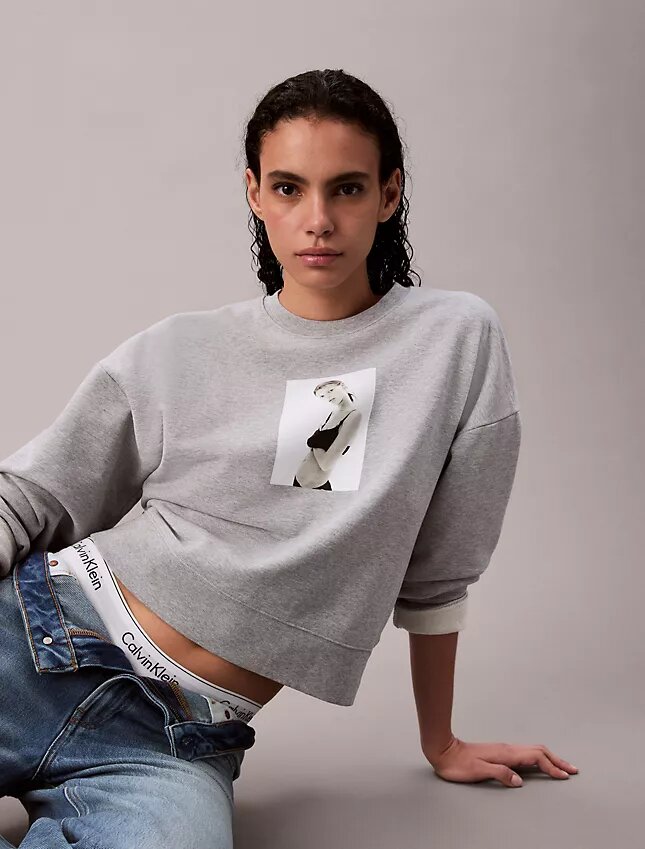 Bluza z nadrukiem Kate Moss Terry Bluza z nadrukiem Kate Moss Terry