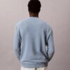 Bluza z okrągłym dekoltem z frotte z nadrukiem logo Bluza z okrągłym dekoltem z frotte z nadrukiem logo