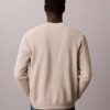 Bluza z okrągłym dekoltem z frotte z nadrukiem logo Bluza z okrągłym dekoltem z frotte z nadrukiem logo
