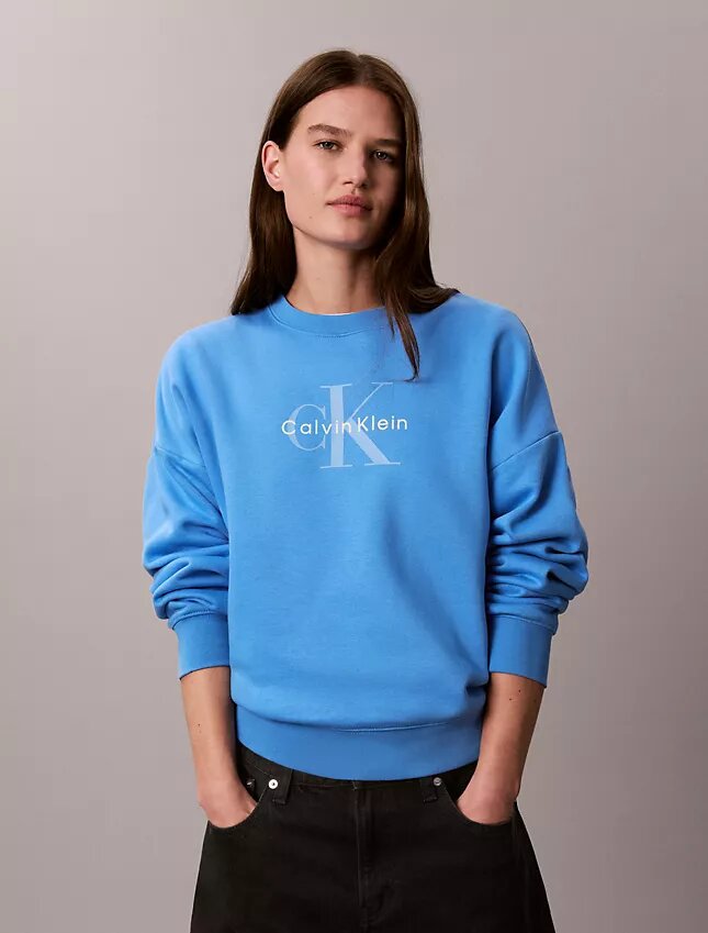 Bluza z polaru Monologo o luźnym kroju Bluza z polaru Monologo o luźnym kroju